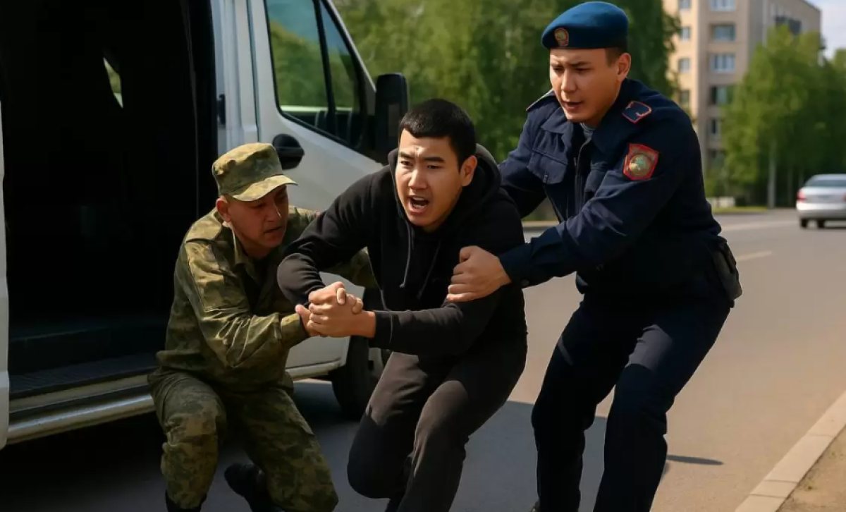 «Не пришёл за 10 дней — приведёт полиция»: вице-министр обороны о задержании в ТЦ «Аружан»