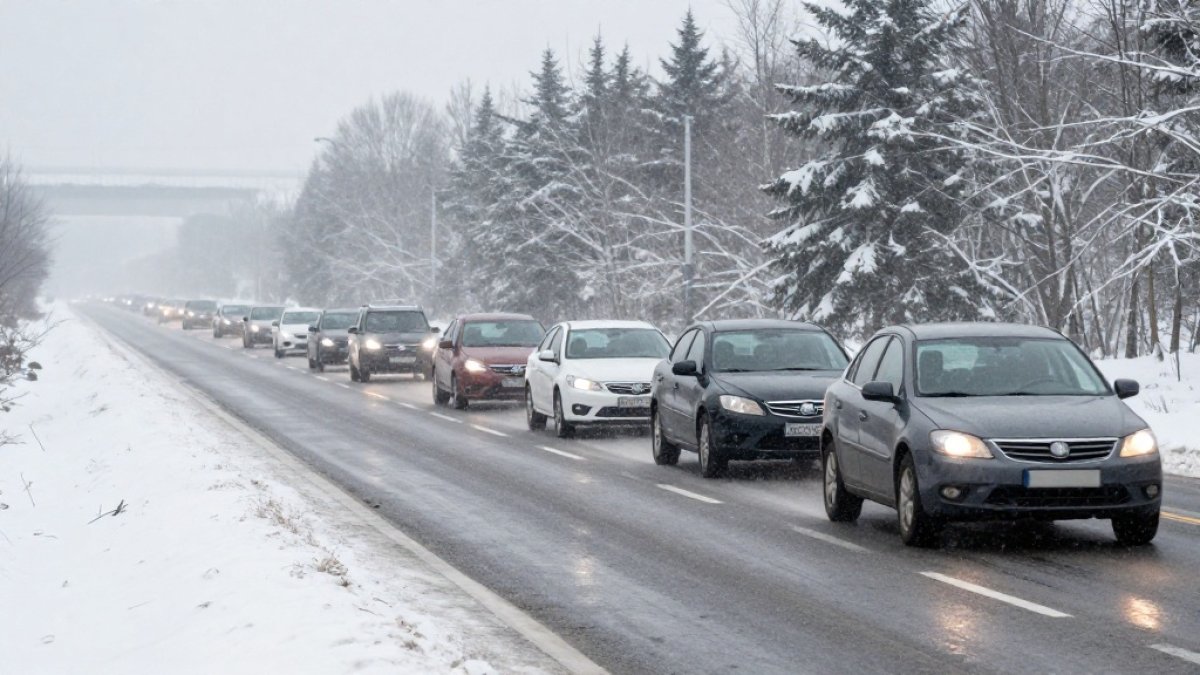 Обгон во время метели: казахстанцу выписали штраф в 117 тыс. тенге