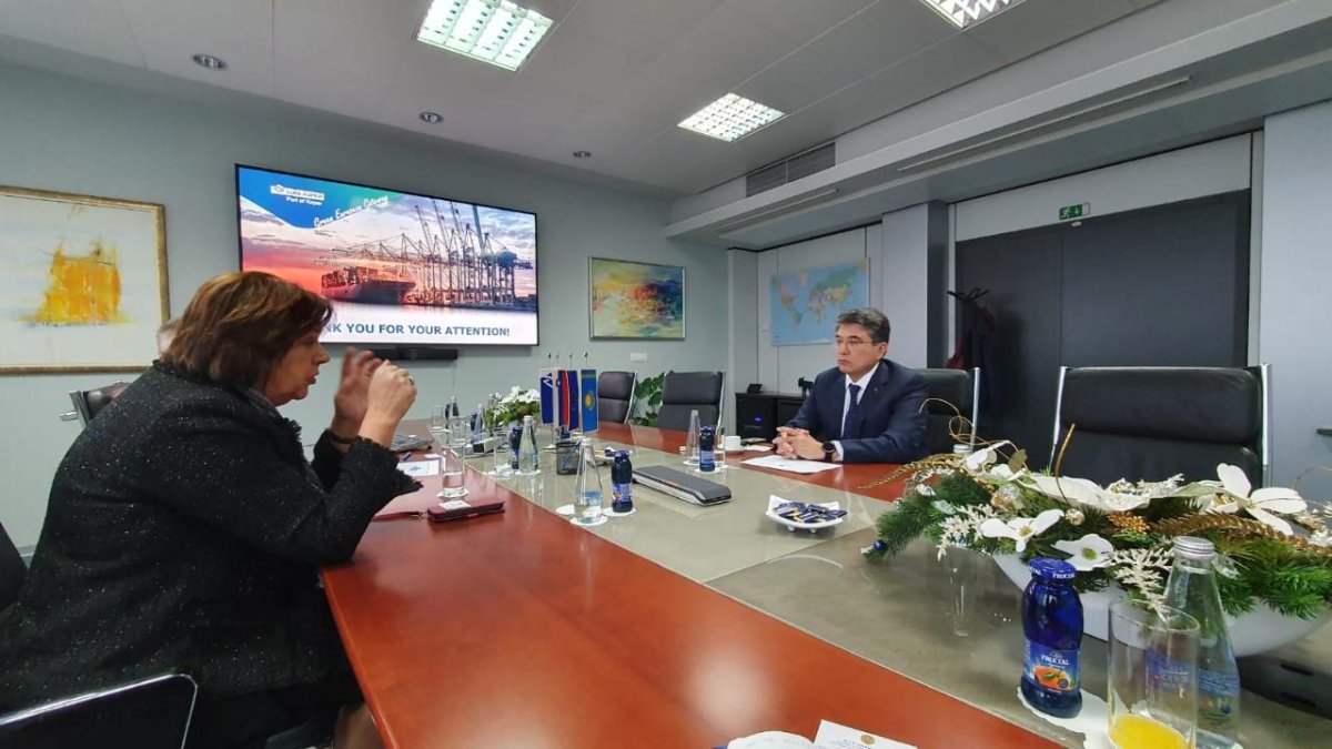 Казахстан и Словения обсуждают транзит между Азией и Европой