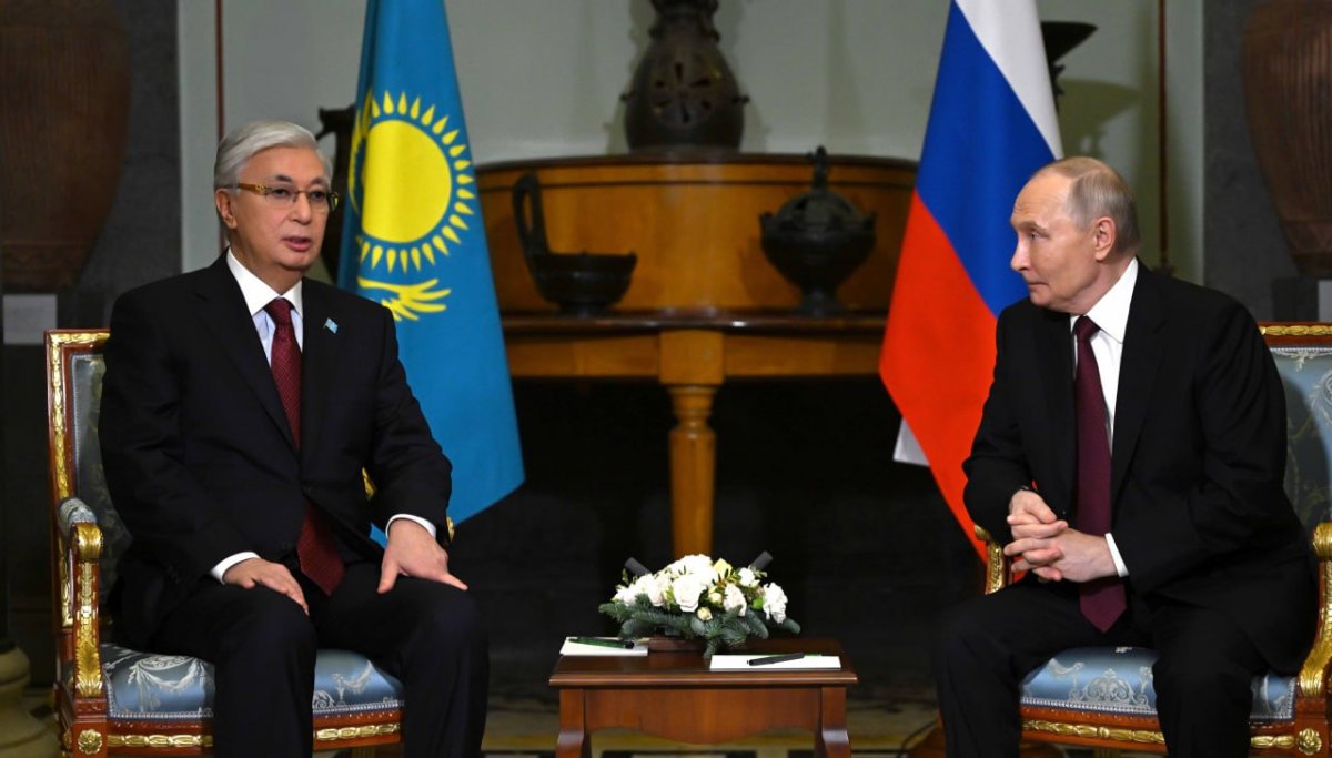 «У нас нет ни одного спорного вопроса» - Путин на встрече с Токаевым