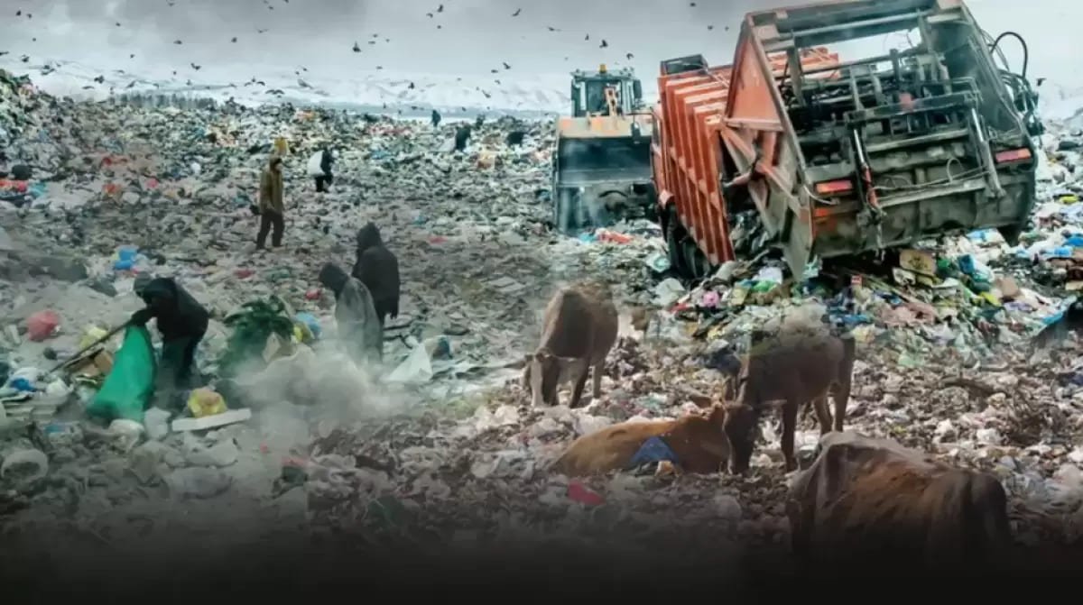 Как чиновники приукрашивают переработку мусора в Казахстане