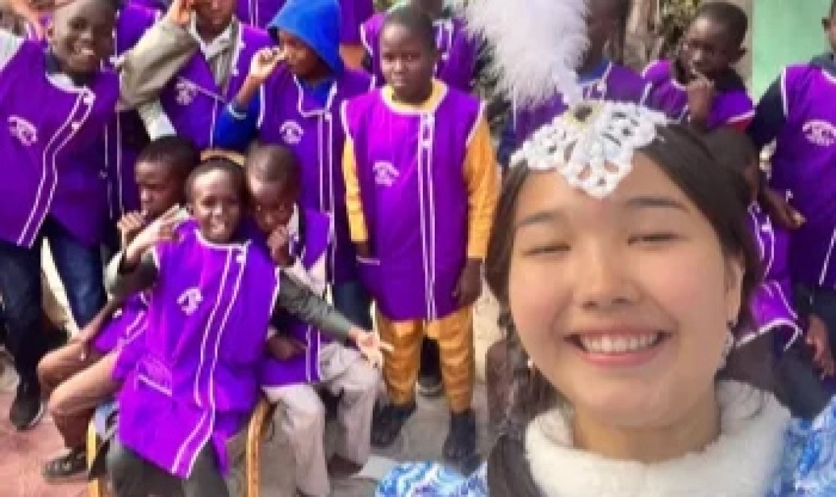 Африканские дети заговорили на казахском