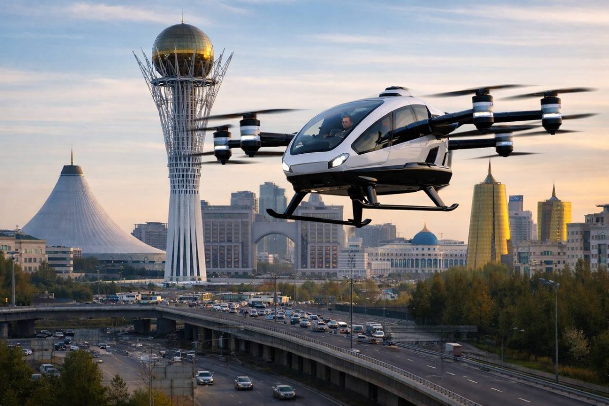 Аэротакси в Казахстане: стали известны новые подробности