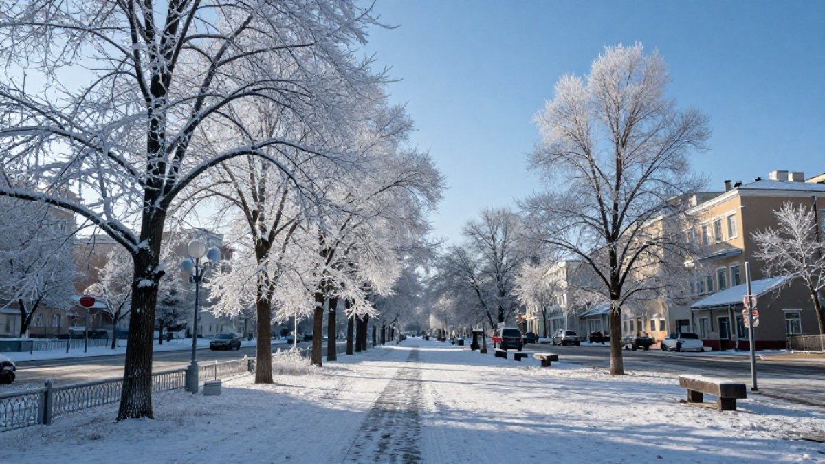 До 15 градусов мороза ожидается в Казахстане 10 января