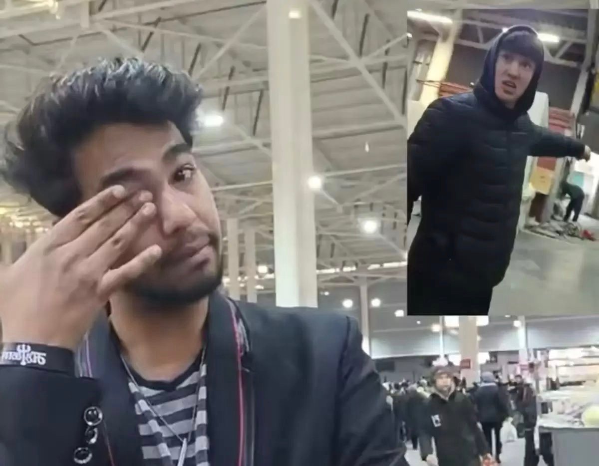 Охранник рынка избил индийского студента и получил штраф в Шымкенте