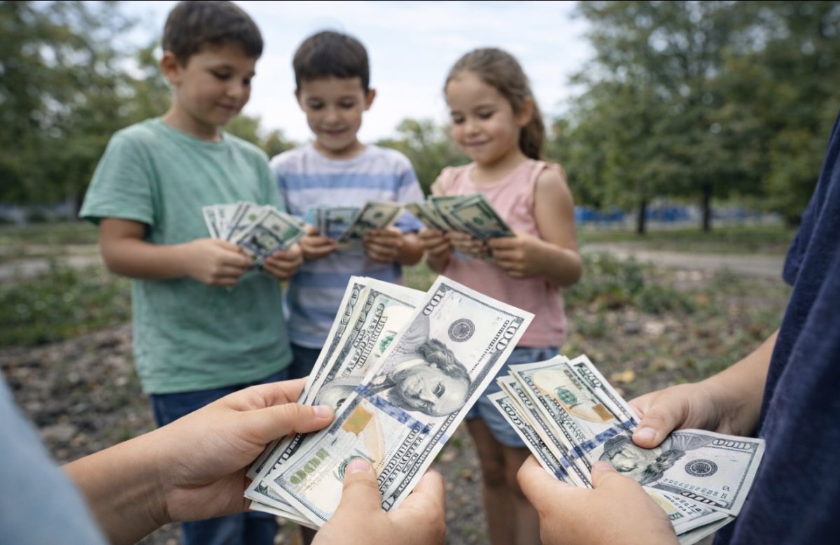 В Казахстане всем детям выплатили по 130 долларов