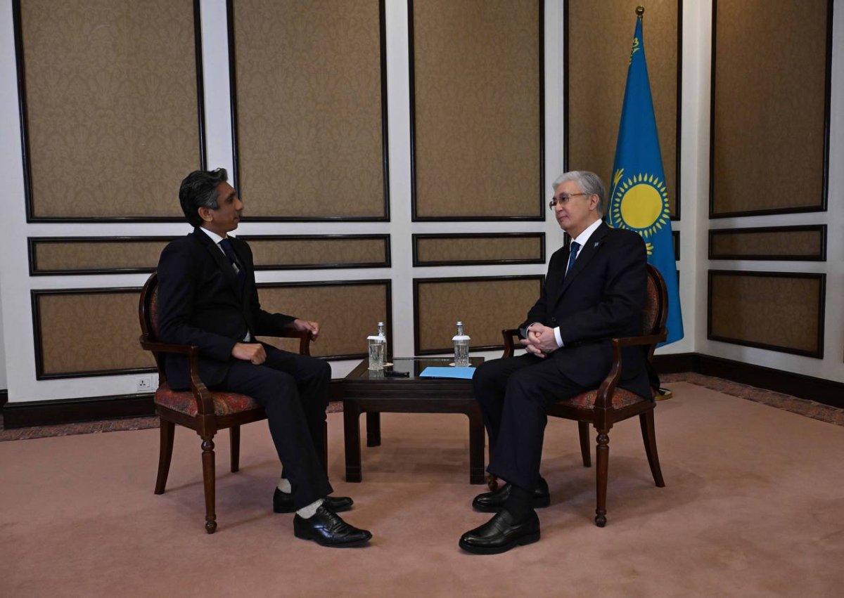 Война в Украине, политика Трампа, Ближний Восток: Токаев дал большое интервью