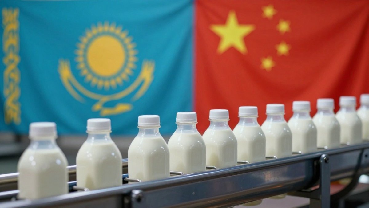 Китайский молочный гигант нацелился на Казахстан