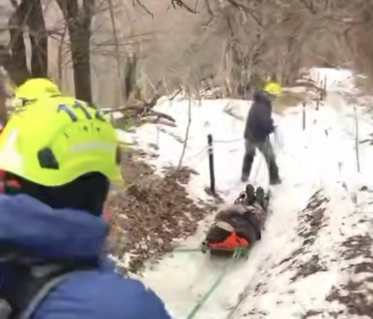 67-летняя женщина получила травму в горах Алматы