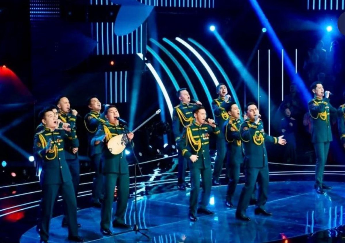 Мужской хор Национальной гвардии Казахстана покорил судей шоу «Ну-ка, все вместе!»