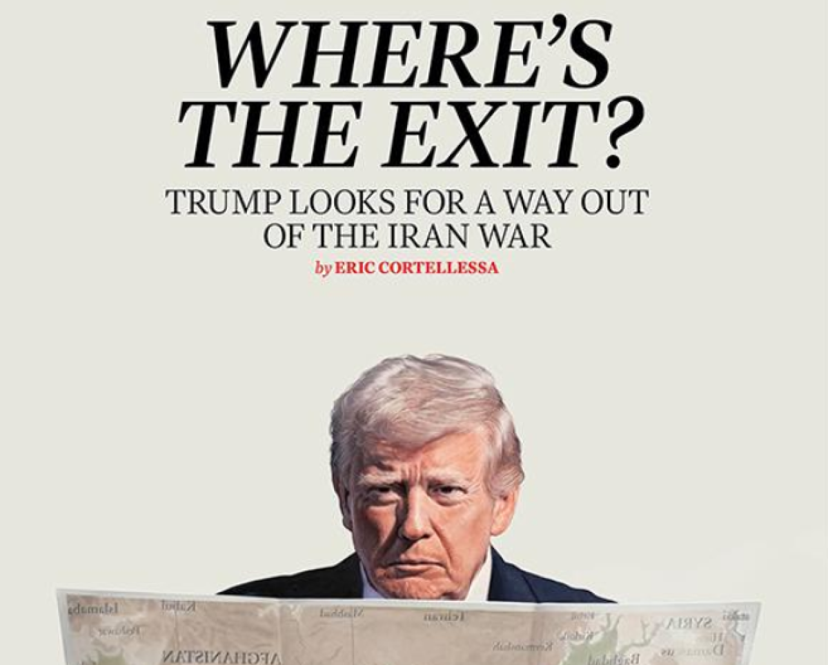 TIME показал Трампа с картой Ирана и вопросом «Где выход?» на обложке
