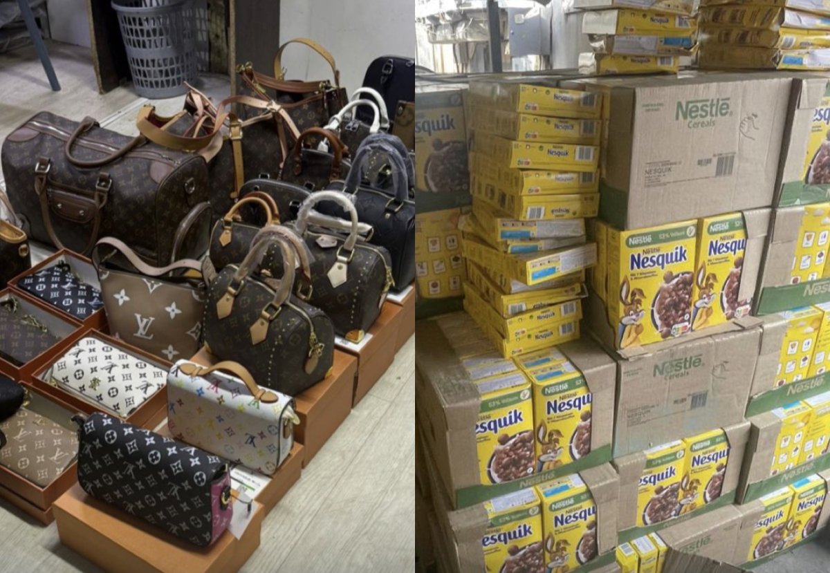 Подделки Louis Vuitton и Nesquik нашли в Алматы