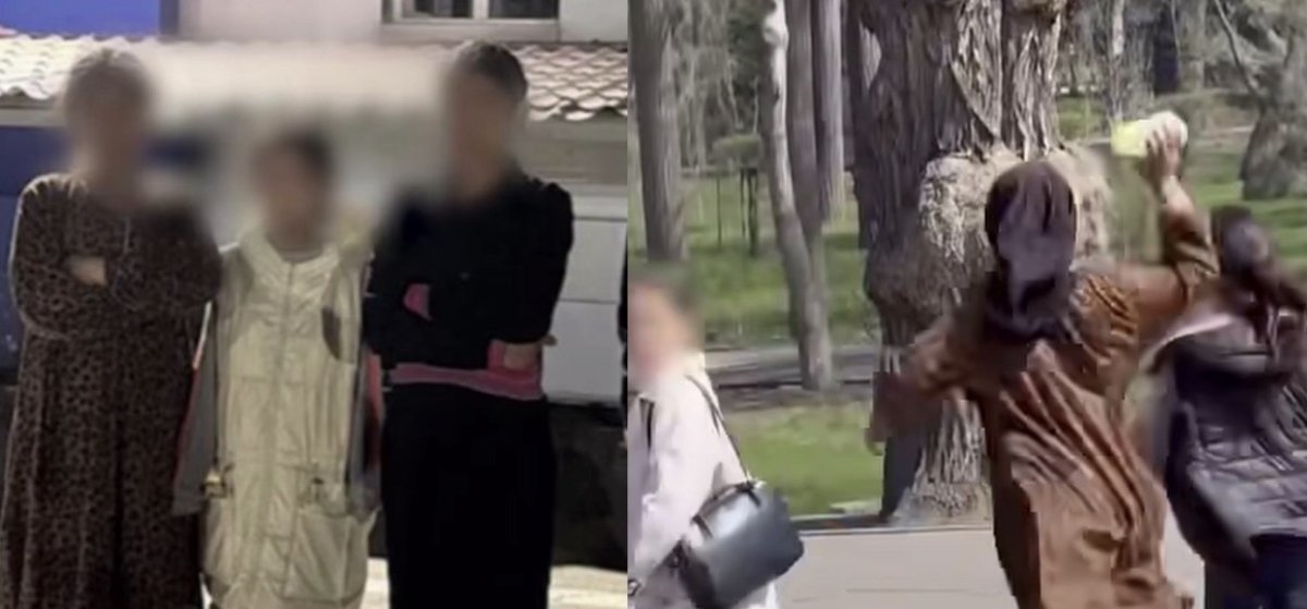 Нападали на алматинцев и кидались камнями: иностранок выдворили из страны