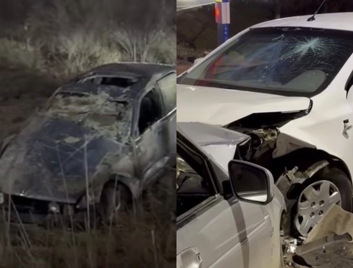 Три машины столкнулись в Караганде: пострадали люди