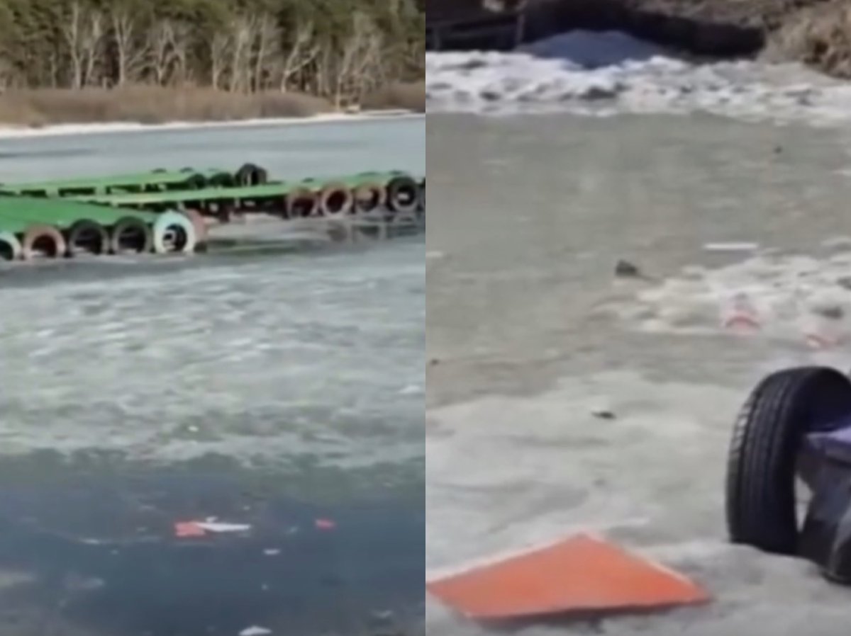 «Это всё окажется на дне»: туристка возмутилась мусором на озере в Бурабае