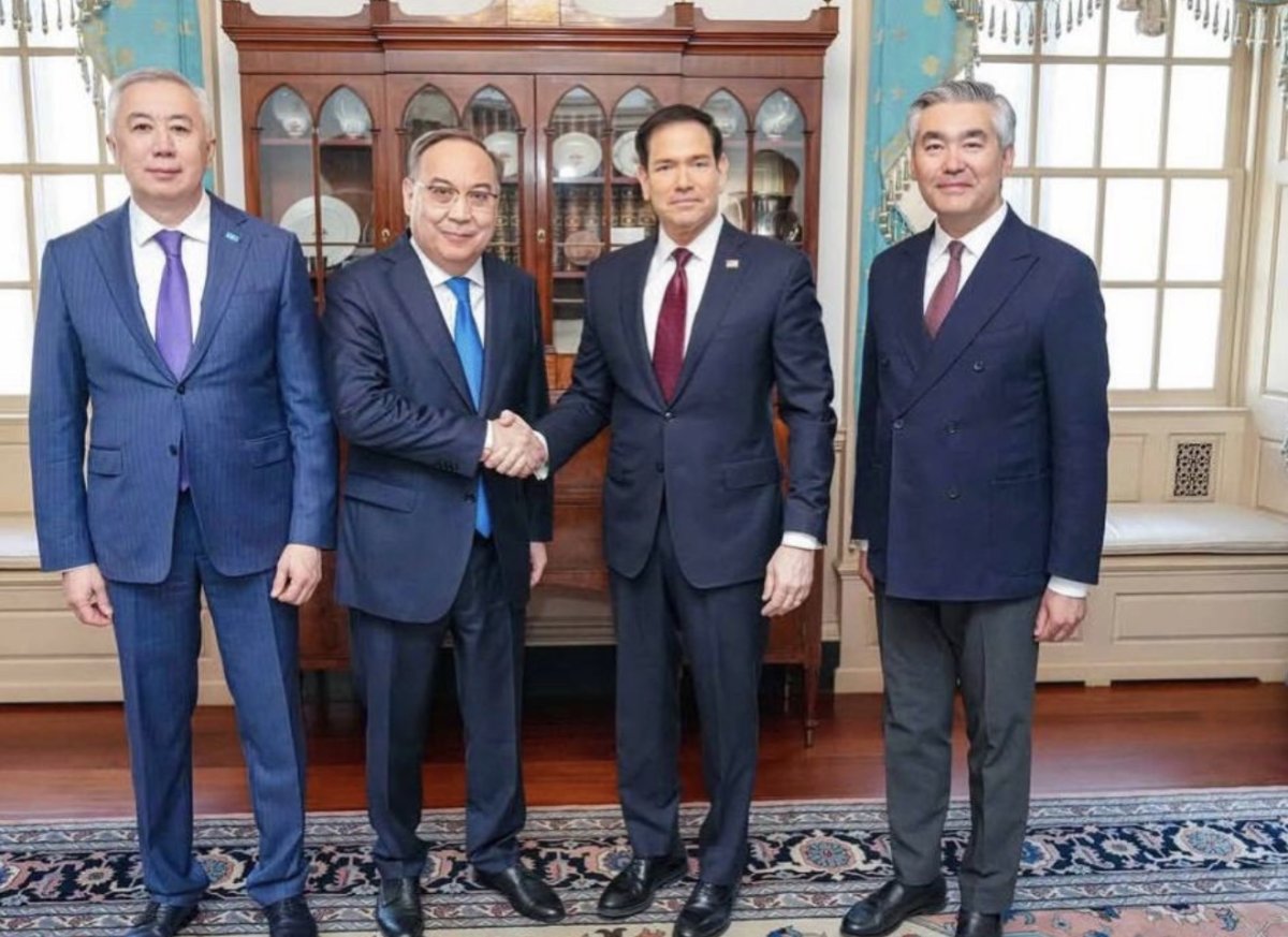 Госсекретарь США Марко Рубио встретился с представителями Казахстана