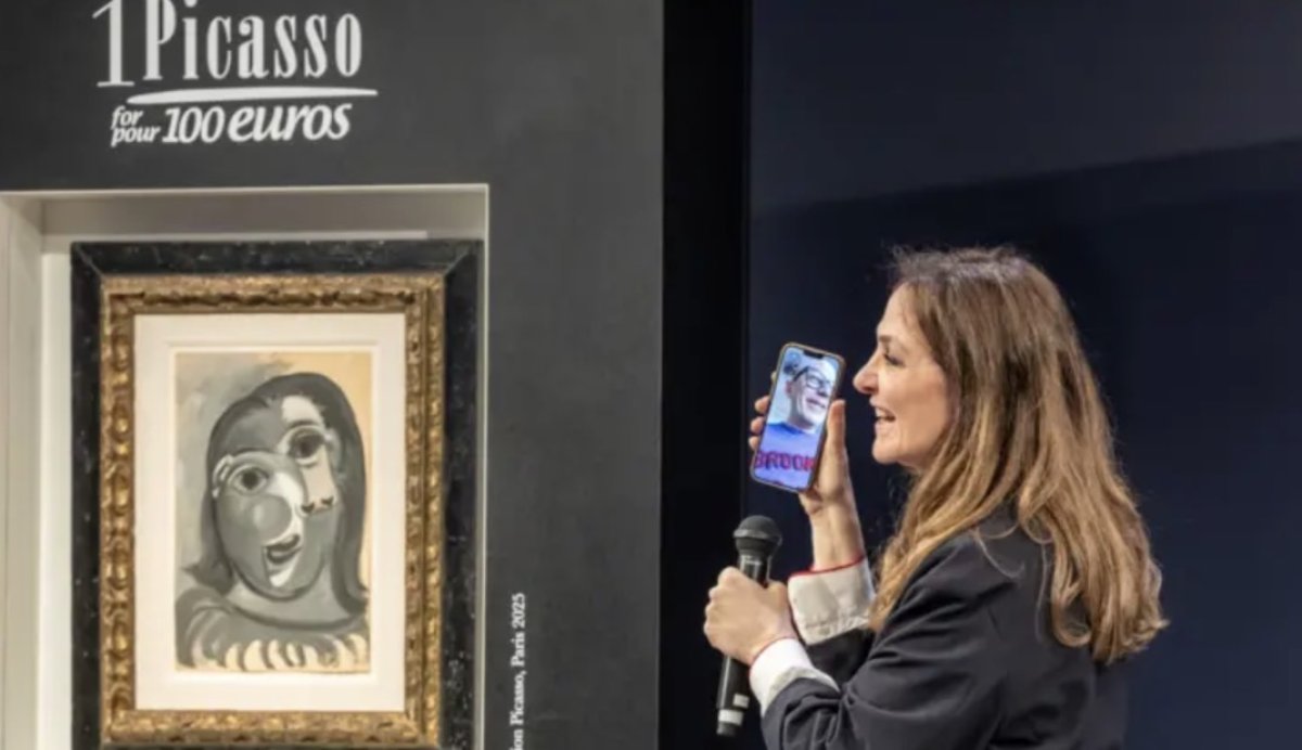 Парижанин выиграл картину Пикассо в лотерее