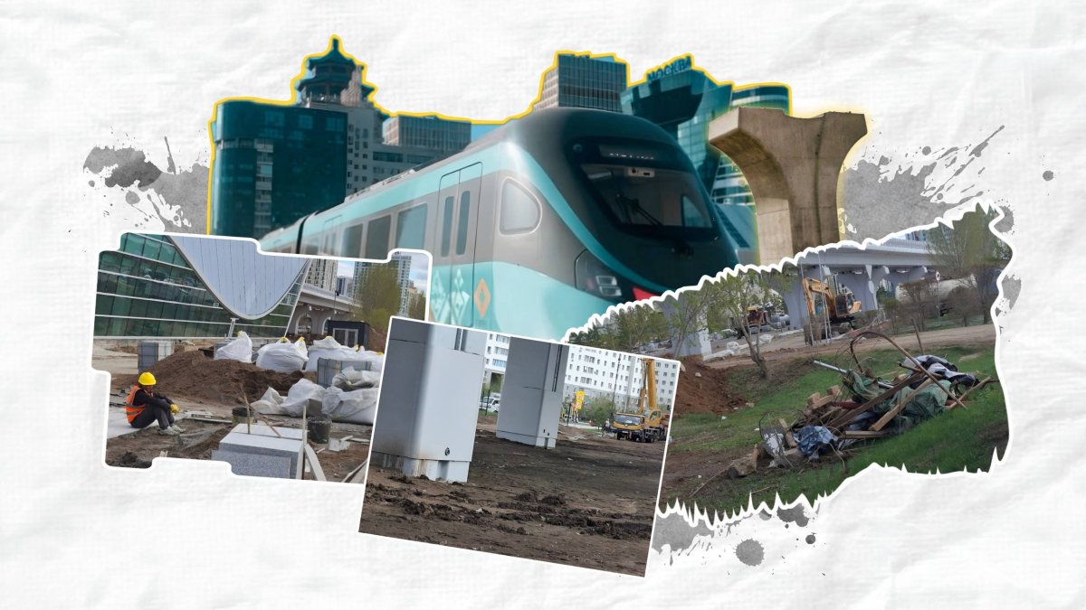 Парящие над разрухой? Как беспилотные поезда ЛРТ в Астане готовят к приёму пассажиров