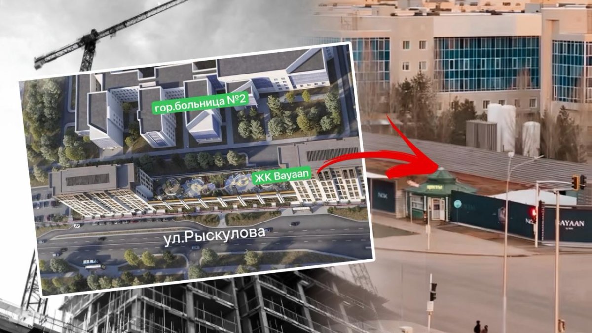 «Уберите стройку!» – жители Астаны выступили против ЖК рядом с больницей