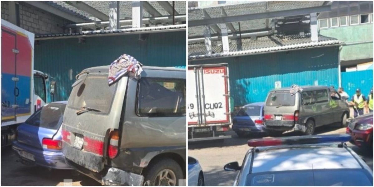 Пешеходов зажало между автомобилями: массовое ДТП произошло в Алматы