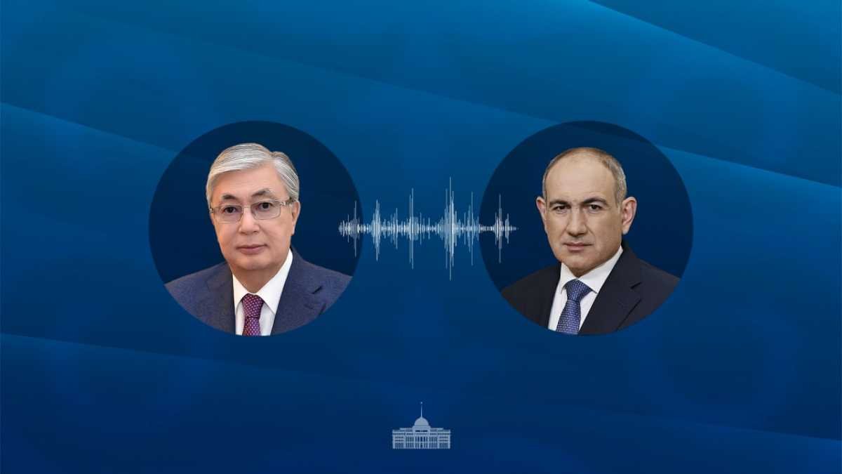 Токаев созвонился с Пашиняном после его переназначения