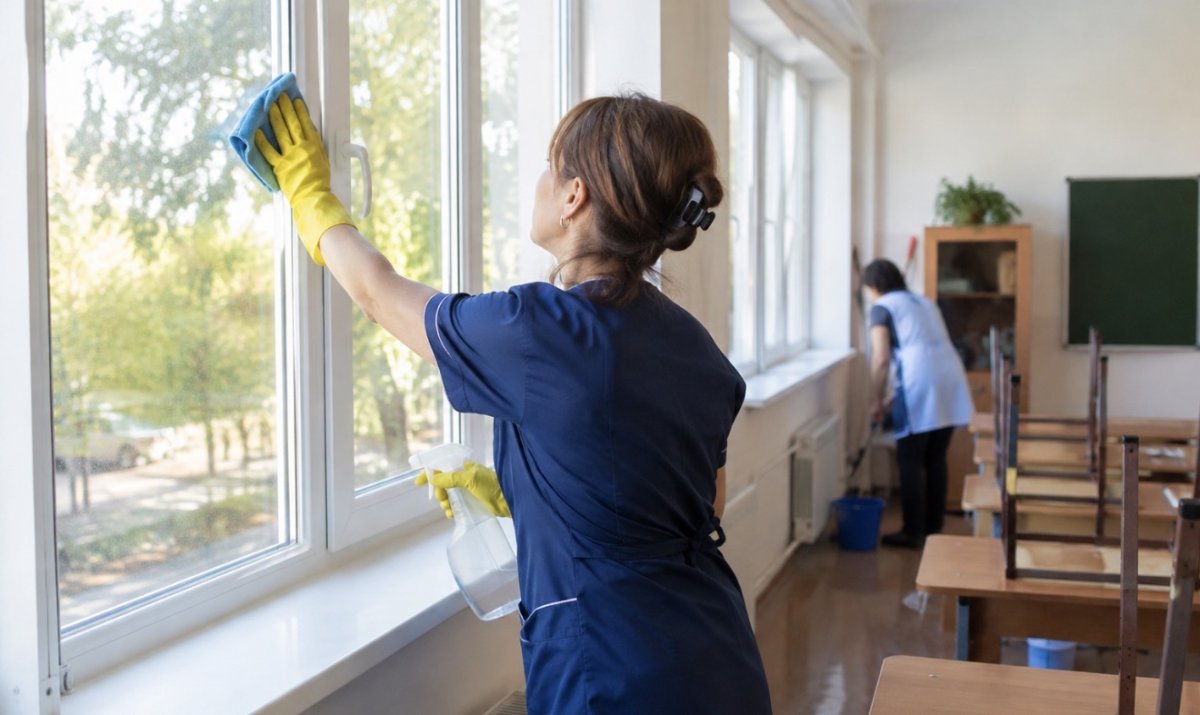 Учителей заставляют убирать школу перед 1 сентября в Алматы: началась проверка