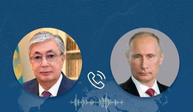 Токаев и Путин поговорили по телефону
