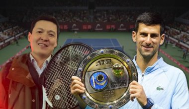 Он выучил слово "рахмет": кому подарил свою ракетку чемпион Новак Джокович