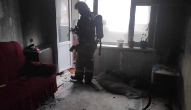 В жилом доме Жамбылской области возник пожар