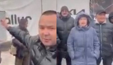 Астанчане вышли на улицы, выступив против строительства автосалона