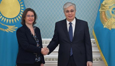 Послание от Макрона передали Токаеву