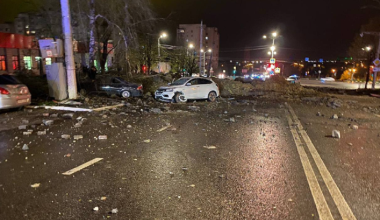 Российский военный самолет уронил авиабомбу на Белгород