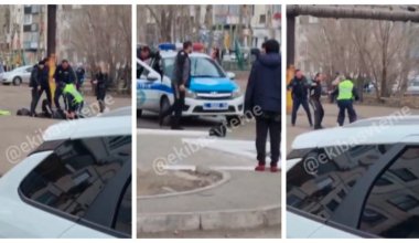 В Экибастузе возник конфликт между полицейскими и гражданскими