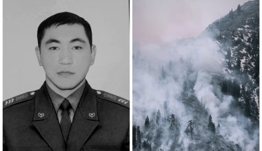 Пожар в Алматы, в котором погиб спасатель, локализовали