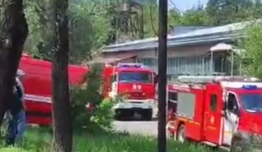 На киностудии "Казахфильм" в Алматы произошел пожар