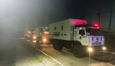На место пожара в область Абай направили военных из других регионов