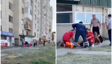 Ребенок выпал из окна на 6 этаже в Астане