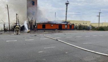 17-летний парень погиб в пожаре на заправке в Экибастузе