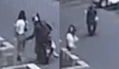 В Алматы мужчина ударил незнакомую девушку по ягодицам (видео)