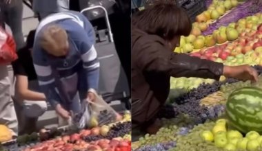 Голодные игры в Астане: акимат заявил о добровольной раздаче фруктов таджикскими фермерами