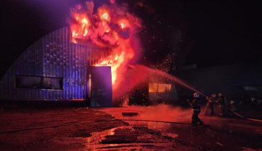 Под Павлодаром горит ангар с новым урожаем крупнейшего производителя казахстанского картофеля