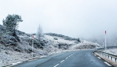 В семи областях ограничили движение на республиканских трассах.