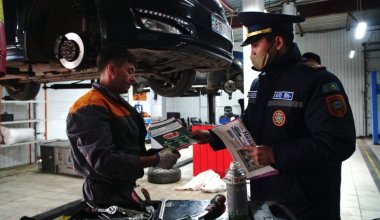 Как не допустить возгорания автомобиля: что рекомендуют спасатели Астаны