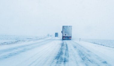 Четыре участка республиканских автодорог закрыли из-за непогоды