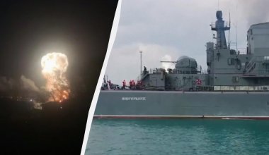 Украина уничтожила российский десантный корабль "Новочеркасск"