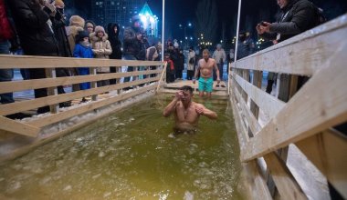 В Астане назвали места для крещенских купаний