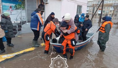 Река Кылшакты снова вышла из берегов в Кокшетау