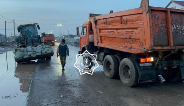 В селе под Астаной произошли подтопления