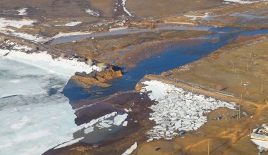 Плотину Магаджанского водохранилища прорвало в Актюбинской области