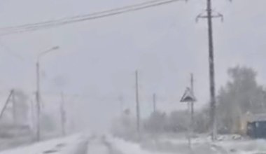 Впервые видим такое в мае: снег за неделю на лета выпал недалеко от Астаны